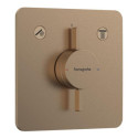 Bateria Prysznicowa Duoturn Q Brąz Szczotkowany 75414140 Hansgrohe Bateria Prysznicowa Duoturn Q Brąz Szczotkowany 75414140 Hansgrohe