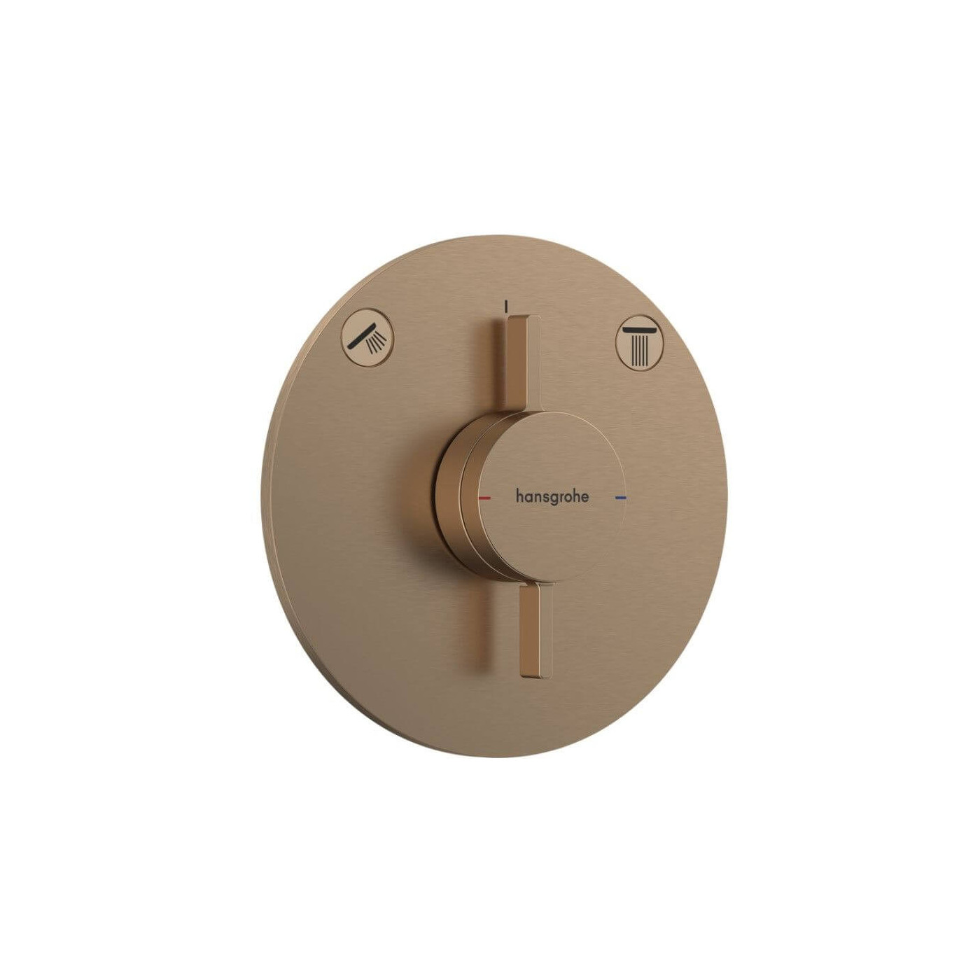 Bateria Prysznicowa Duoturn S Brąz Szczotkowany 75418140 Hansgrohe Bateria Prysznicowa Duoturn S Brąz Szczotkowany 75418140 Hansgrohe
