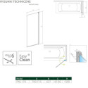 Parawan Nes PNJ 70 Czarny Prawy Frame Nes 10011070-54-56R Radaway Parawan Nes PNJ 70 Czarny Prawy Frame Nes 10011070-54-56R Radaway