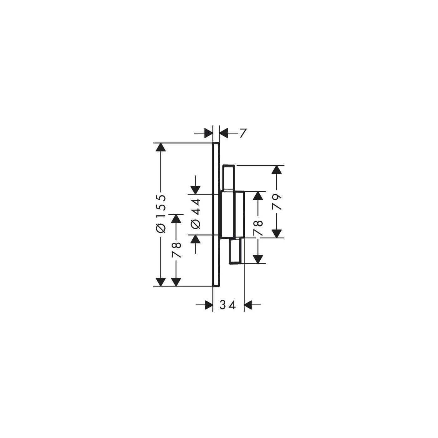 Bateria Prysznicowa Duoturn S Biały Mat 75418700 Hansgrohe Bateria Prysznicowa Duoturn S Biały Mat 75418700 Hansgrohe