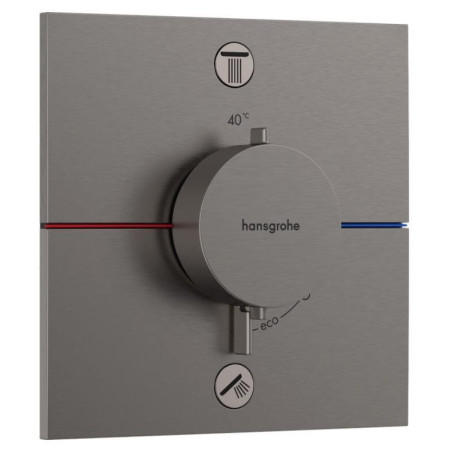 Bateria Prysznicowa Showerselect Comfort E Czarny Chrom Szczotkowany 15572340 Hansgrohe