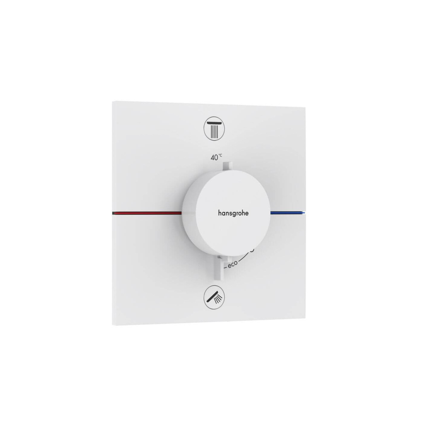 Bateria Prysznicowa Showerselect Comfort E Biały Mat 15572700 Hansgrohe Bateria Prysznicowa Showerselect Comfort E Biały Mat 15572700 Hansgrohe