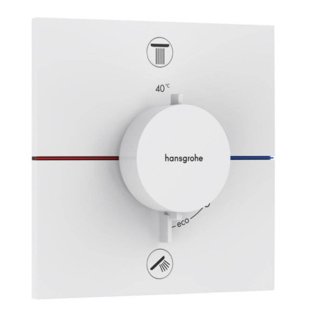 Bateria Prysznicowa Showerselect Comfort E Biały Mat 15572700 Hansgrohe