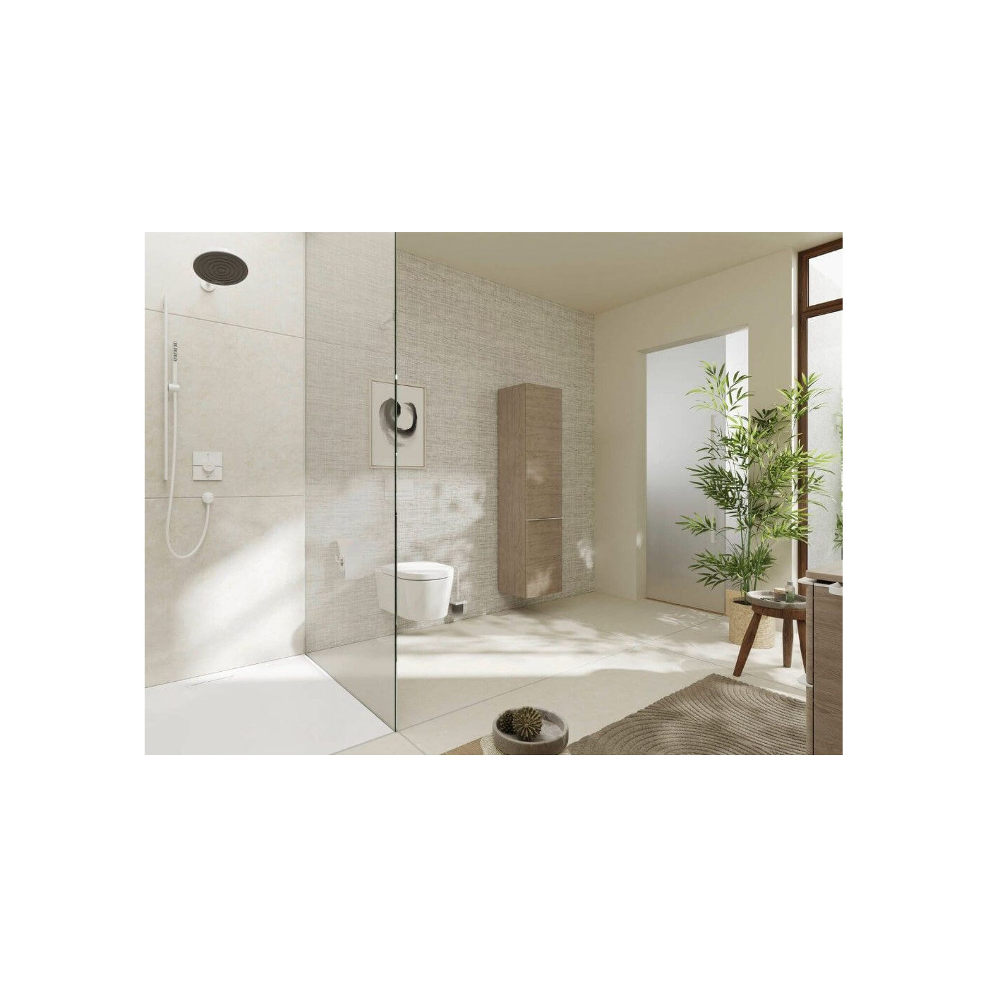 Bateria Prysznicowa Showerselect Comfort E Biały Mat 15572700 Hansgrohe Bateria Prysznicowa Showerselect Comfort E Biały Mat 15572700 Hansgrohe