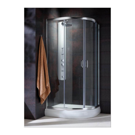 Kabina Asymetryczna Premium Plus Szkło Fabric 1900 E 90x80 30492-01-06N Radaway