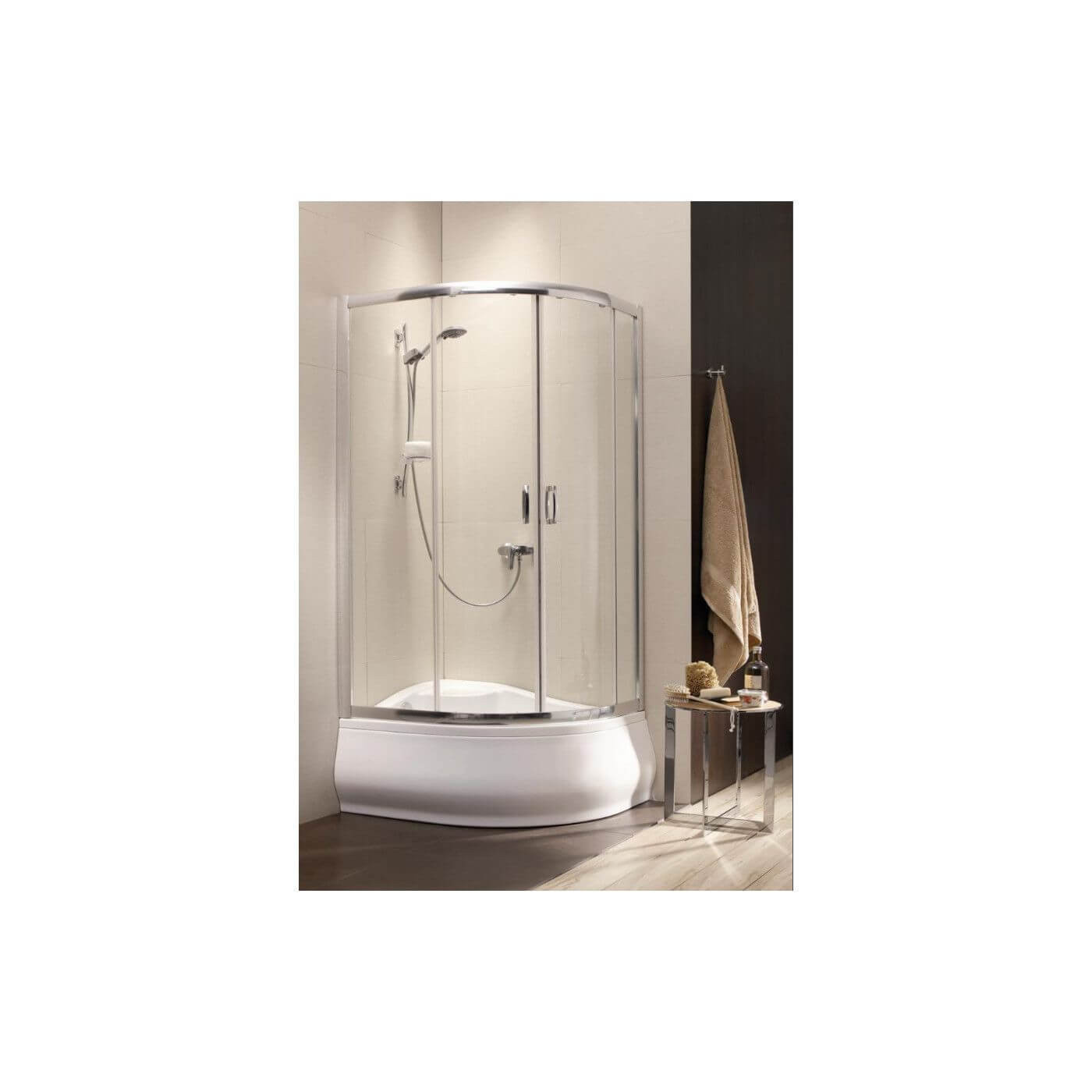 Kabina Asymetryczna Premium Plus Szkło Brązowe 1700 E 120x90 30483-01-08N Radaway Kabina Asymetryczna Premium Plus Szkło Brązowe 1700 E 120x90 30483-01-08N Radaway