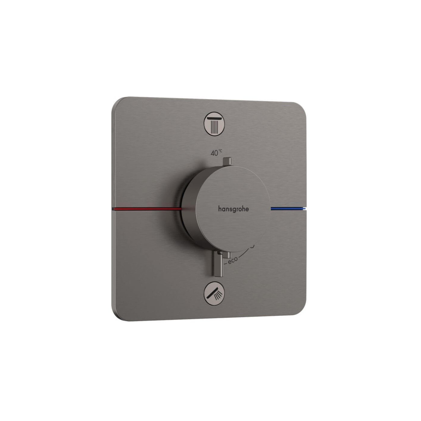 Bateria Prysznicowa Showerselect Comfort Q Czarny Chrom Szczotkowany 15583340 Hansgrohe Bateria Prysznicowa Showerselect Comfort Q Czarny Chrom Szczotkowany 15583340 Hansgrohe