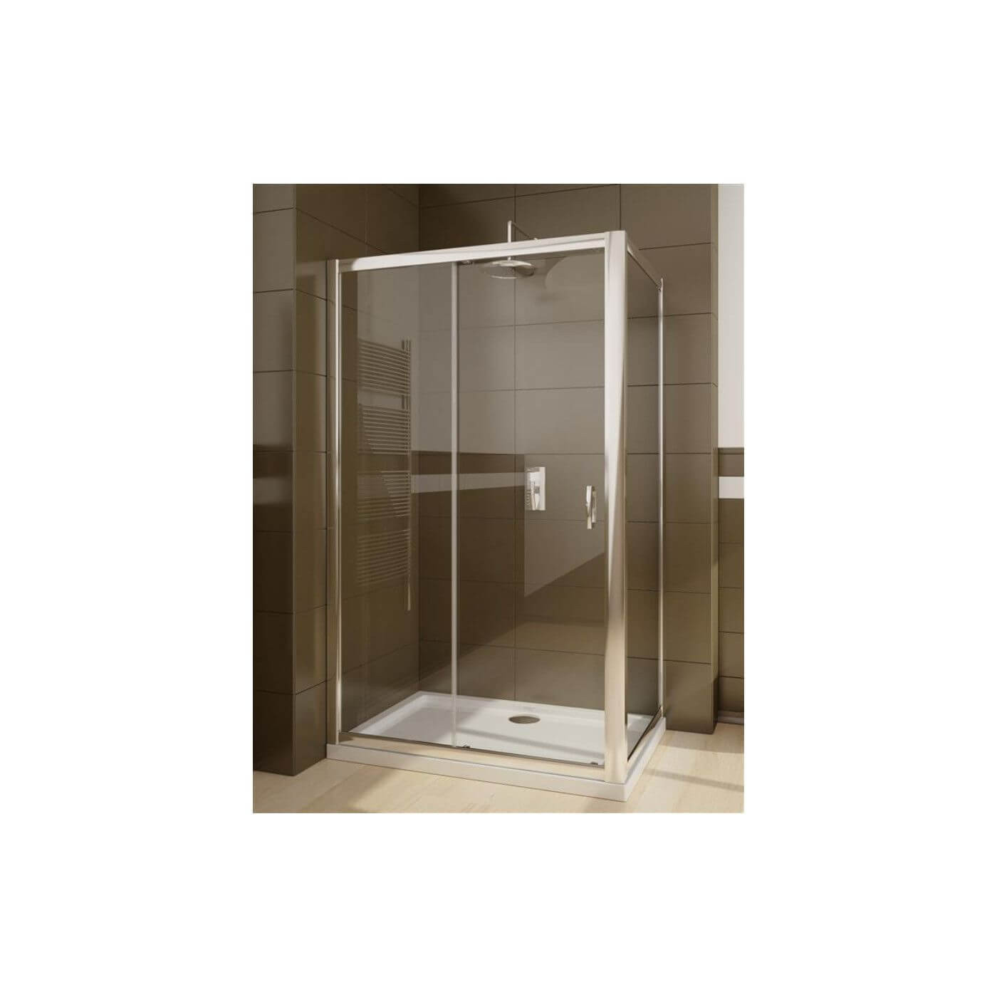 Ścianka Boczna Premium Plus S 100 Szkło Brązowe 33423-01-08N Radaway Ścianka Boczna Premium Plus S 100 Szkło Brązowe 33423-01-08N Radaway