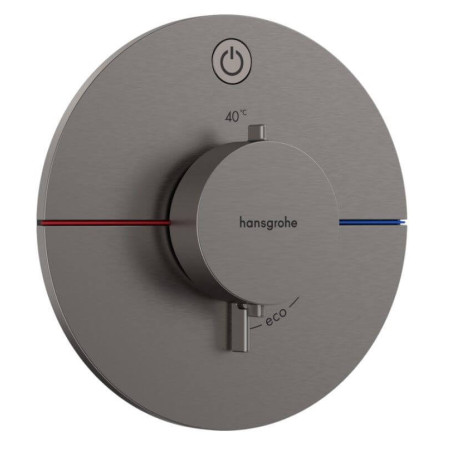 Bateria Prysznicowa Showerselect Comfort S Czarny Chrom Szczotkowany 15553340 Hansgrohe