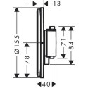 Bateria Prysznicowa Showerselect Comfort S Czarny Chrom Szczotkowany 15553340 Hansgrohe Bateria Prysznicowa Showerselect Comfort S Czarny Chrom Szczotkowany 15553340 Hansgrohe