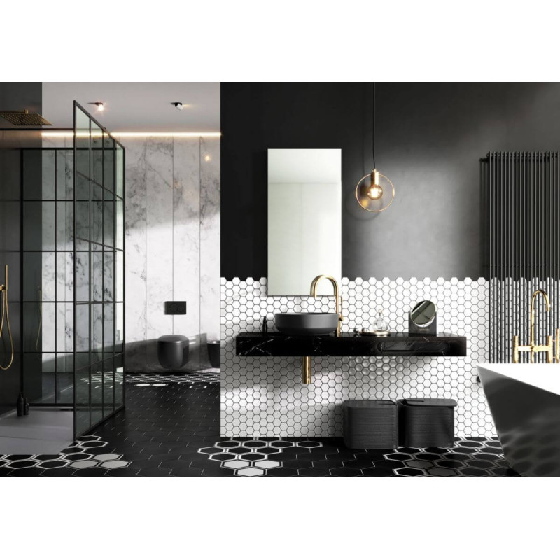 Blat Marmur Marquina 70X49,4 Cm 167807 Elita Blat Marmur Marquina 70X49,4 Cm 167807 Elita