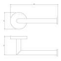 Uchwyt Na Papier Modern Project Mp60510Cr Chrom Omnires Uchwyt Na Papier Modern Project Mp60510Cr Chrom Omnires