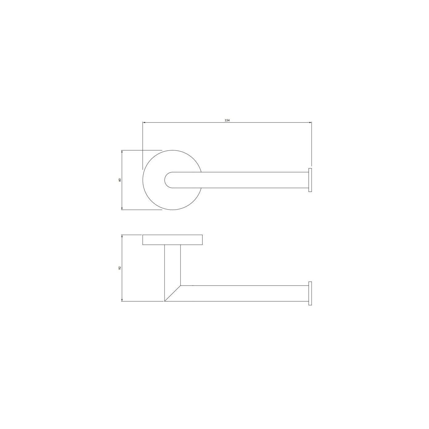 Uchwyt Na Papier Modern Project Mp60510Cr Chrom Omnires Uchwyt Na Papier Modern Project Mp60510Cr Chrom Omnires