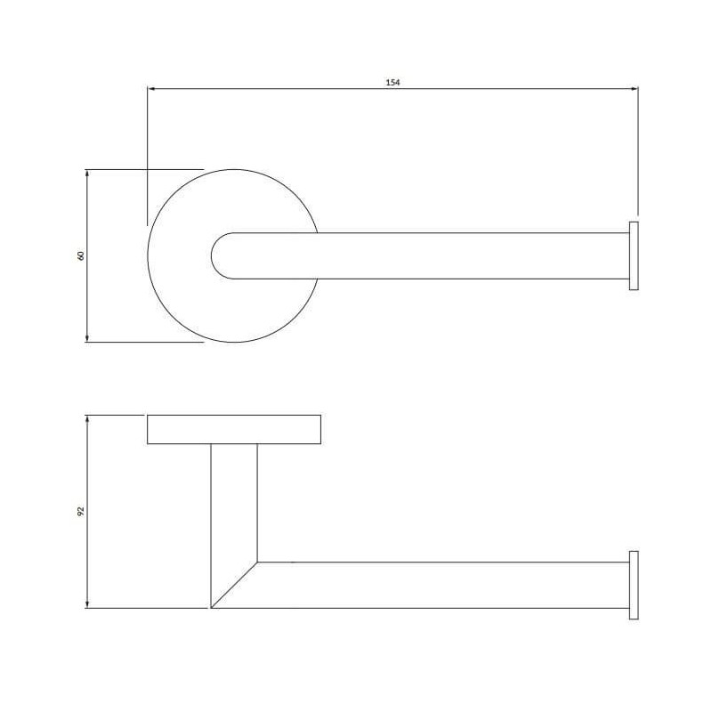 Uchwyt Na Papier Modern Project Mp60510Cr Chrom Omnires Uchwyt Na Papier Modern Project Mp60510Cr Chrom Omnires