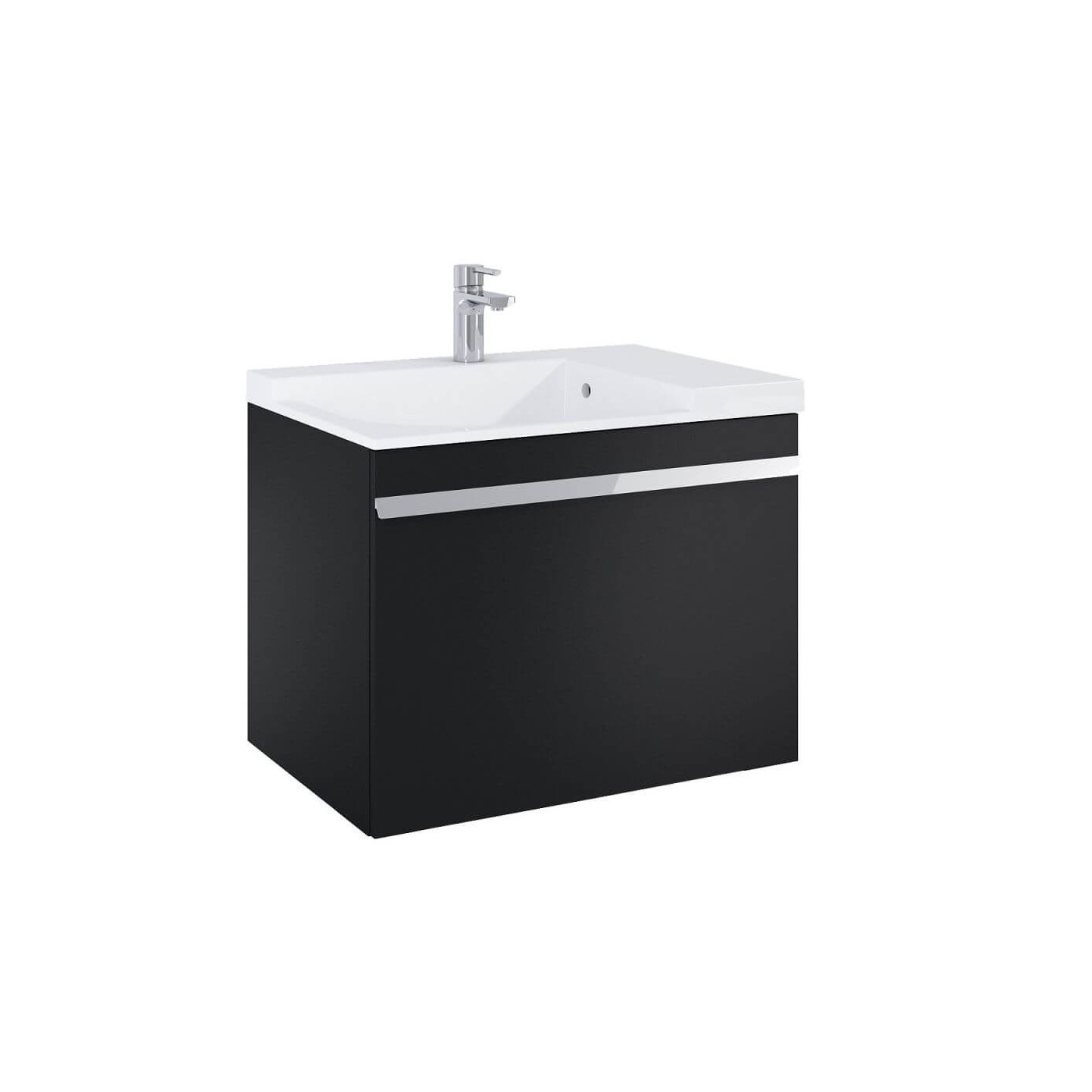 Szafka Moody 70 1S+1S Black Mat 167685 Elita Szafka Moody 70 1S+1S Black Mat 167685 Elita