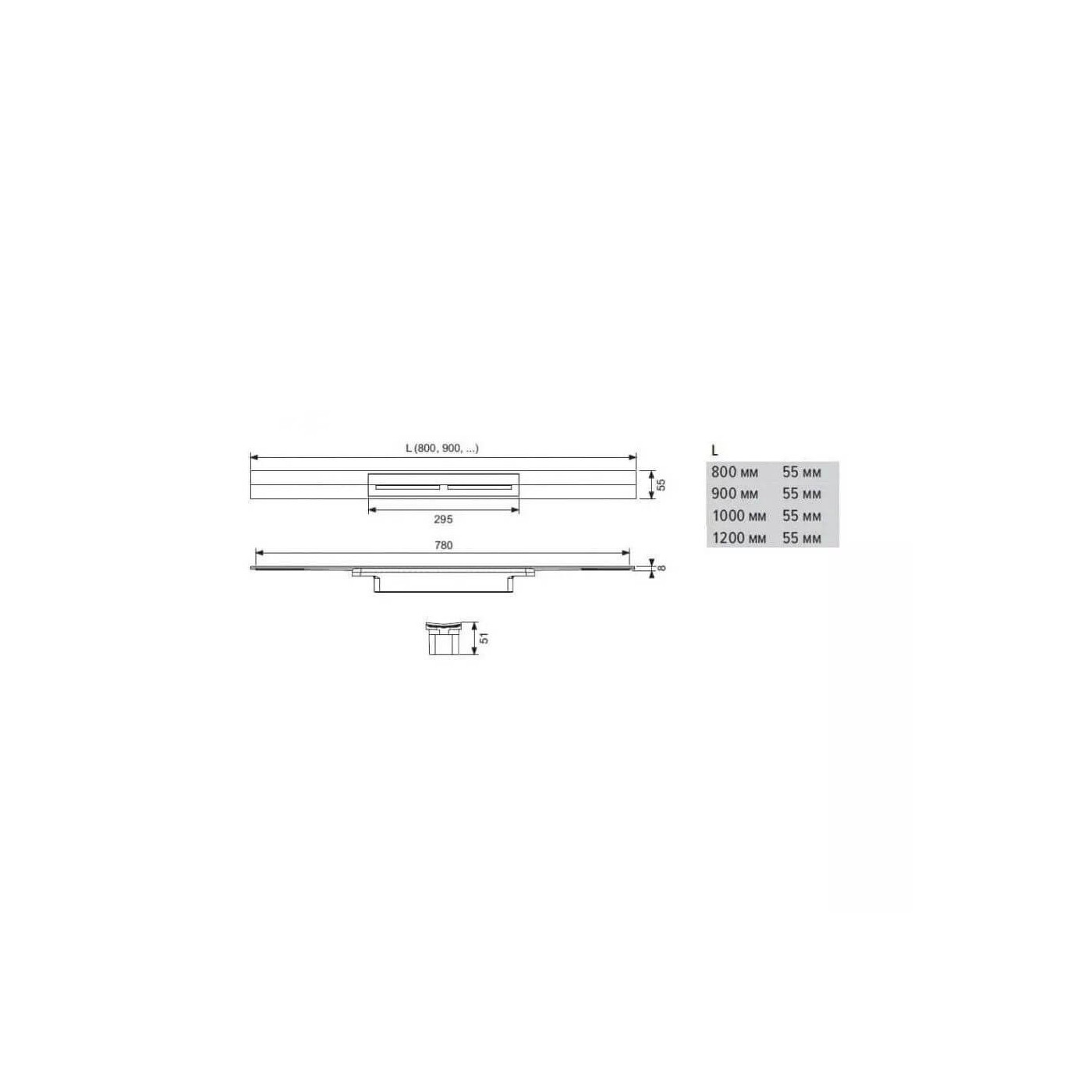 Ruszt Do Odpływu Liniowego Drainprofile 100Cm 671000 Tece Ruszt Do Odpływu Liniowego Drainprofile 100Cm 671000 Tece