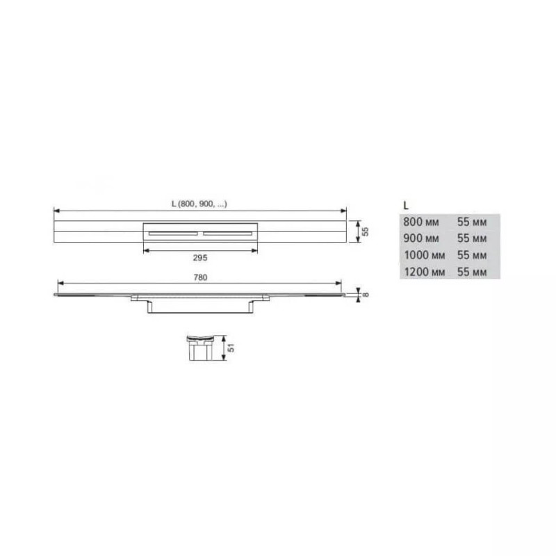 Ruszt Do Odpływu Liniowego Drainprofile 100Cm 671000 Tece Ruszt Do Odpływu Liniowego Drainprofile 100Cm 671000 Tece