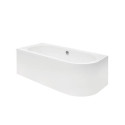 Wanna Przyścienna Avita Przyścienna Prawa 150X75 Cm WAA-150APS Besco Wanna Przyścienna Avita Przyścienna Prawa 150X75 Cm WAA-150APS Besco