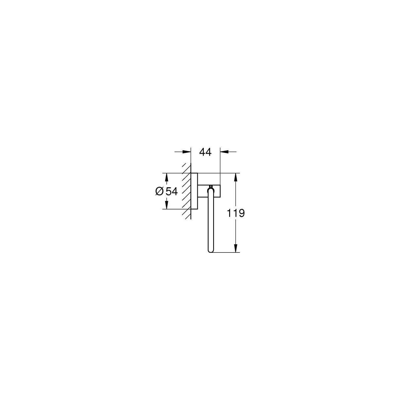 Uchwyt Na Papier Start Matte Black 412002430 Grohe Uchwyt Na Papier Start Matte Black 412002430 Grohe