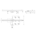 Odpływ Liniowy Slim 90cm Złoty Poler 522.0510.58.090 Emporia Odpływ Liniowy Slim 90cm Złoty Poler 522.0510.58.090 Emporia