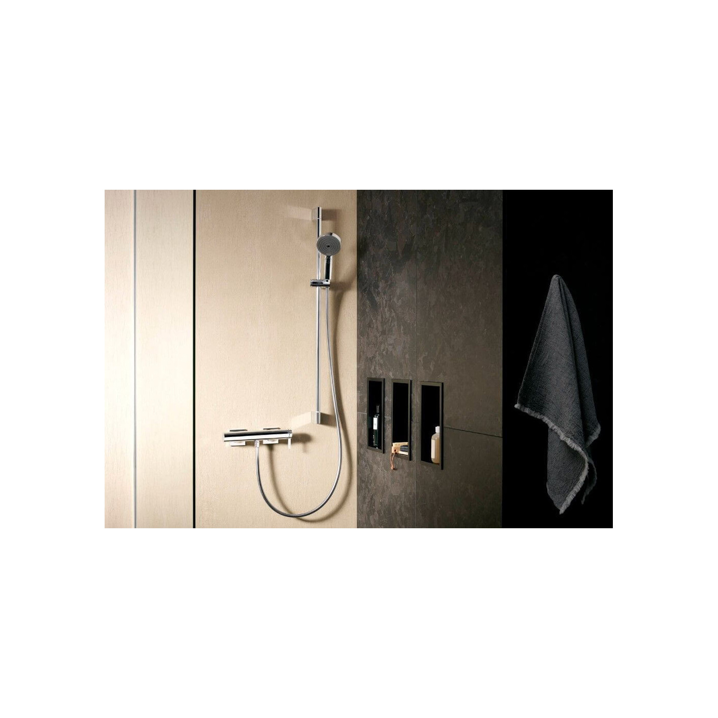 Bateria Prysznicowa Tecturis E Chrom 73620000 Hansgrohe Bateria Prysznicowa Tecturis E Chrom 73620000 Hansgrohe