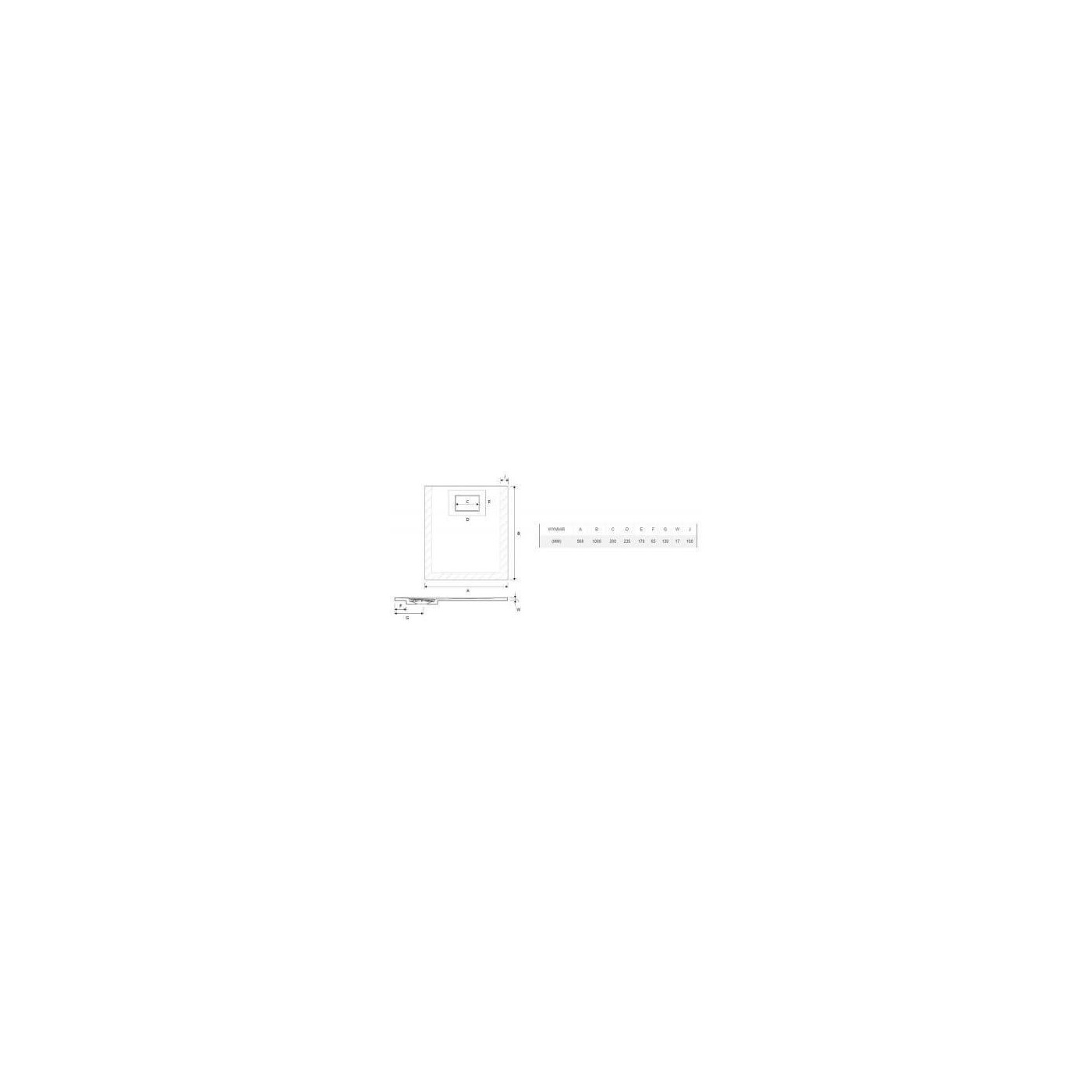 Brodzik Prostokątny Lavano Czarny BREX.1103.100.080.BLN 100x90 Excellent Brodzik Prostokątny Lavano Czarny BREX.1103.100.080.BLN 100x90 Excellent