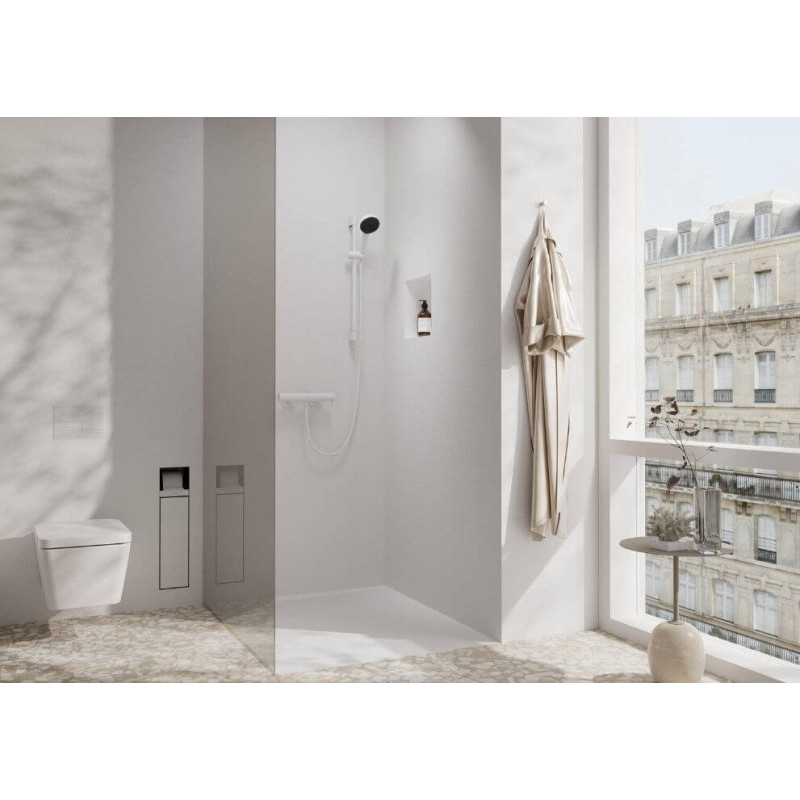 Bateria Prysznicowa Tecturis E Biały Mat 73620700 Hansgrohe Bateria Prysznicowa Tecturis E Biały Mat 73620700 Hansgrohe