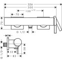 Bateria Prysznicowa Tecturis E Biały Mat 73620700 Hansgrohe Bateria Prysznicowa Tecturis E Biały Mat 73620700 Hansgrohe