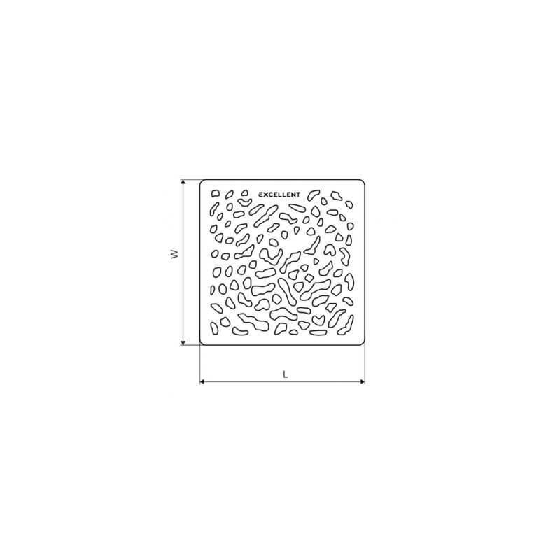 Pokrywa Brodzika Arda Beton BREX.1509.CON Excellent Pokrywa Brodzika Arda Beton BREX.1509.CON Excellent