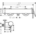 Bateria Prysznicowa Tecturis S Brąz Szczotkowany 73622140 Hansgrohe Bateria Prysznicowa Tecturis S Brąz Szczotkowany 73622140 Hansgrohe