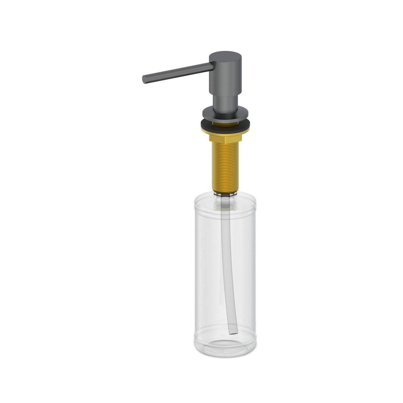 Dozownik Na Płyn Gun Metal 500ml 040175BN Emporia Dozownik Na Płyn Gun Metal 500ml 040175BN Emporia