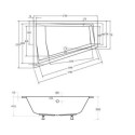 Wanna Do Zabudowy Alvi Duo BS-WAID-170-L 170x125 Emporia Wanna Do Zabudowy Alvi Duo BS-WAID-170-L 170x125 Emporia