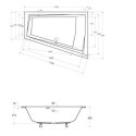 Wanna Do Zabudowy Alvi Duo BS-WAID-170-P 170x125 Emporia Wanna Do Zabudowy Alvi Duo BS-WAID-170-P 170x125 Emporia