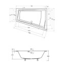 Wanna Do Zabudowy Alvi Duo BS-WAID-180-P 180x125 Emporia Wanna Do Zabudowy Alvi Duo BS-WAID-180-P 180x125 Emporia