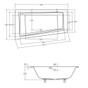 Wanna Do Zabudowy Alvi BS-WAIT160-L 160x90 Emporia Wanna Do Zabudowy Alvi BS-WAIT160-L 160x90 Emporia