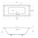 Wanna Do Zabudowy Prima BS-WAQ180 178,5x79 Emporia Wanna Do Zabudowy Prima BS-WAQ180 178,5x79 Emporia