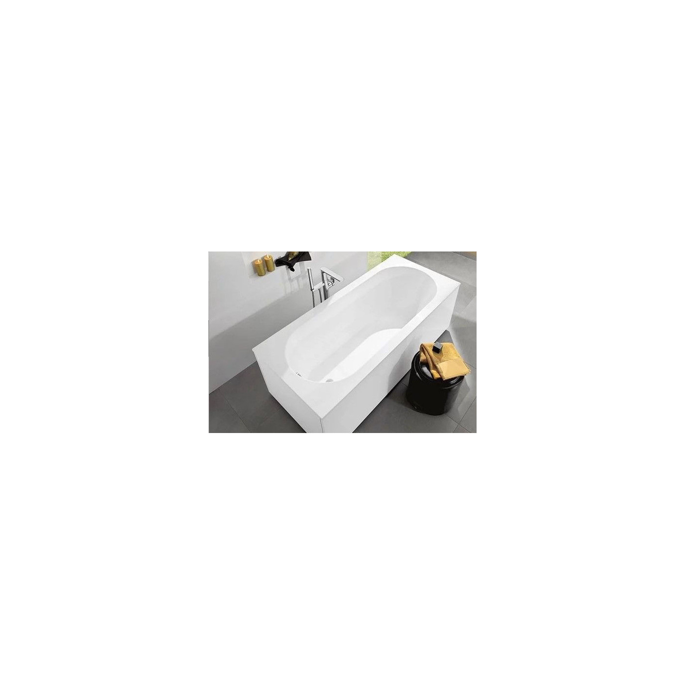 Wanna Prostokątna Oberon 160x75 Weiss Alpin UBQ160OBE2V-01 Villeroy&Boch Wanna Prostokątna Oberon 160x75 Weiss Alpin UBQ160OBE2V-01 Villeroy&Boch