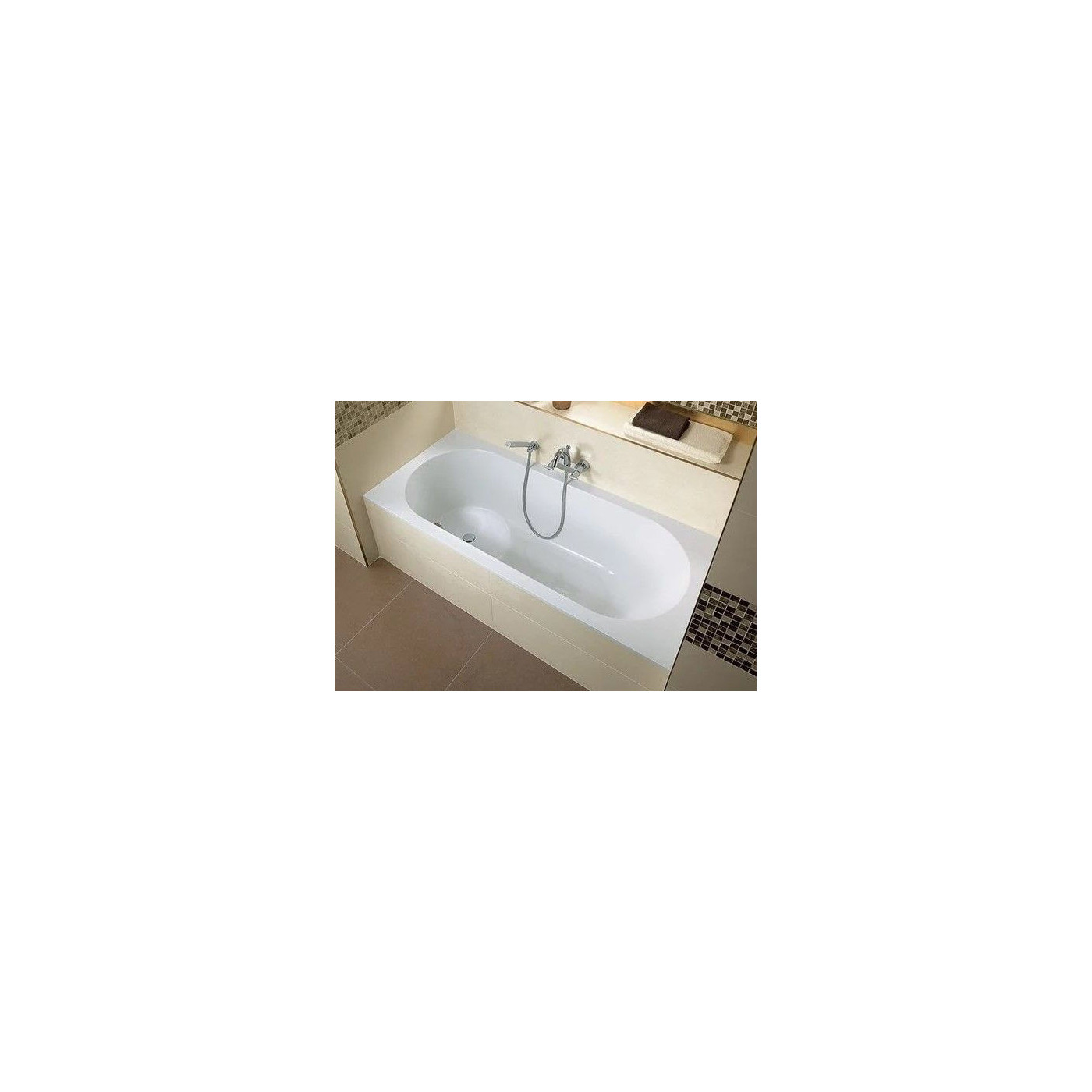 Wanna Prostokątna Oberon 180x80 Weiss Alpin UBQ180OBE2V-01 Villeroy&Boch Wanna Prostokątna Oberon 180x80 Weiss Alpin UBQ180OBE2V-01 Villeroy&Boch