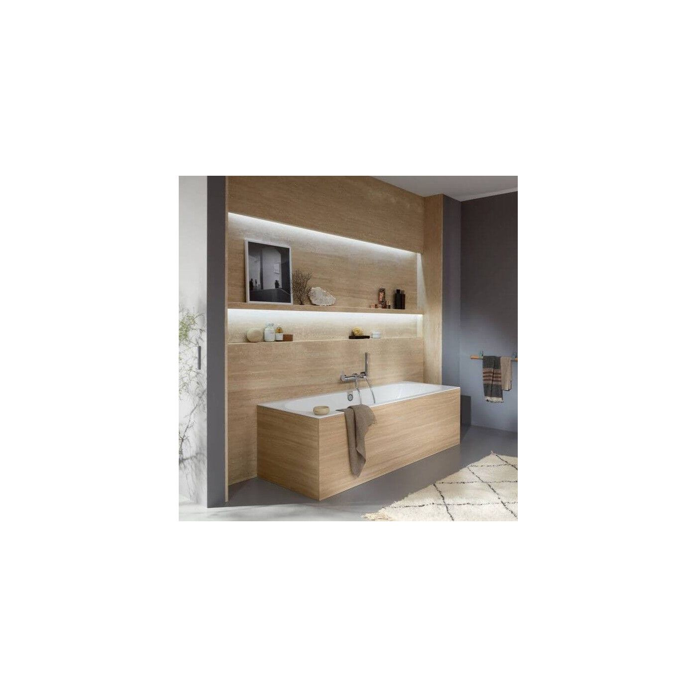 Wanna Prostokątna Oberon 2.0 170x75 Weiss Alpin UBQ170OBR2DV-01 Villeroy&Boch Wanna Prostokątna Oberon 2.0 170x75 Weiss Alpin UBQ170OBR2DV-01 Villeroy&Boch