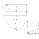 Wanna Prostokątna Subway 3.0 170x75 Weiss Alpin UBQ170SBW2DV-01 Villeroy&Boch Wanna Prostokątna Subway 3.0 170x75 Weiss Alpin UBQ170SBW2DV-01 Villeroy&Boch