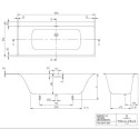 Wanna Prostokątna Subway 3.0 180x80 Weiss Alpin UBQ180SBW2DV-01 Villeroy&Boch Wanna Prostokątna Subway 3.0 180x80 Weiss Alpin UBQ180SBW2DV-01 Villeroy&Boch