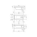 Wanna Prostokątna Starck 170x80 700336000000000 Duravit Wanna Prostokątna Starck 170x80 700336000000000 Duravit