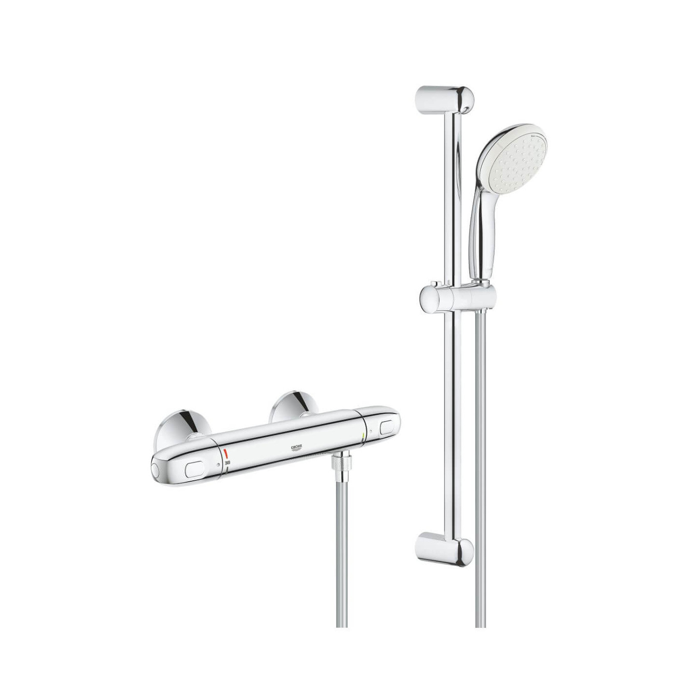 Termostatyczna Bateria Prysznicowa Grohtherm 1000 Chrom 34820004 Grohe Termostatyczna Bateria Prysznicowa Grohtherm 1000 Chrom 34820004 Grohe