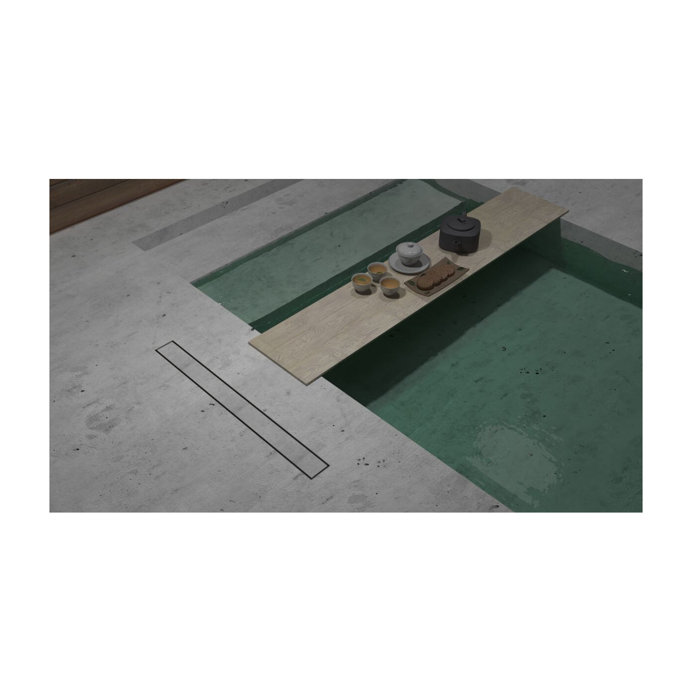 Odpływ Liniowy Mare Drain 1150470BM 70 Black Matt Bevisa Odpływ Liniowy Mare Drain 1150470BM 70 Black Matt Bevisa