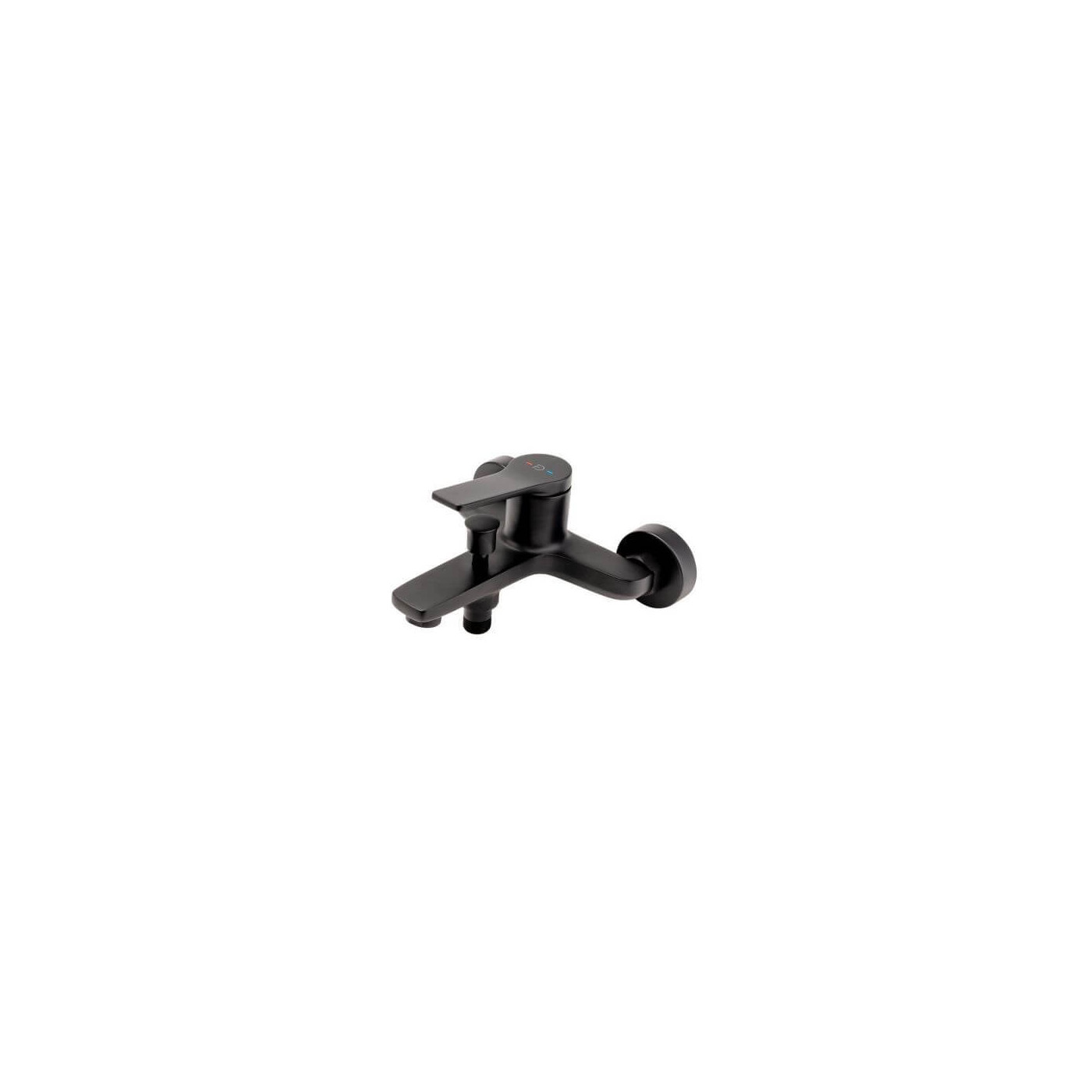 Bateria Wannowo-Prysznicowa Ścienna Seppia Czarny Mat FD1-SPA-1-22 F-design Bateria Wannowo-Prysznicowa Ścienna Seppia Czarny Mat FD1-SPA-1-22 F-design