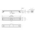 Odpływ Liniowy Mare Drain 1150480BM 80 Black Matt Bevisa Odpływ Liniowy Mare Drain 1150480BM 80 Black Matt Bevisa