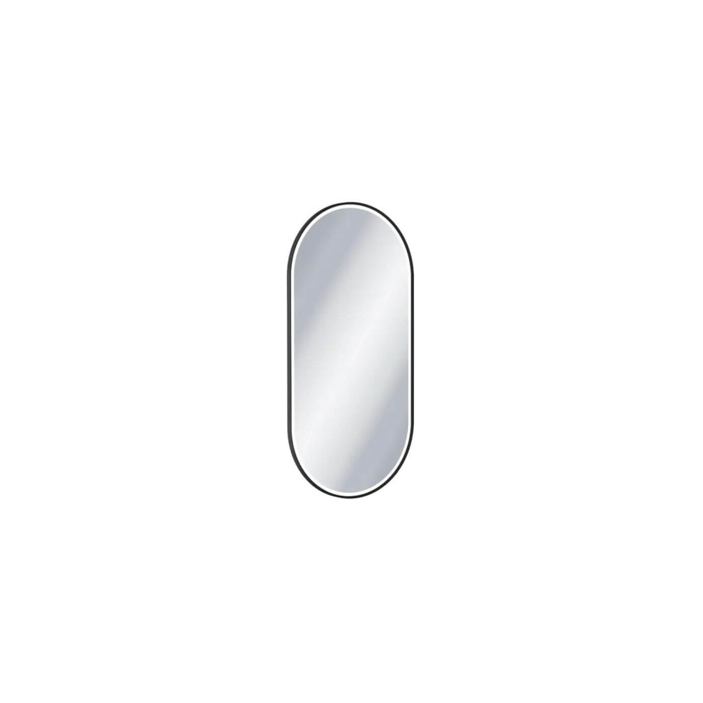 Lustro Owalne Corido Led Czarny DOEX.CO100.050.BL Excellent Lustro Owalne Corido Led Czarny DOEX.CO100.050.BL Excellent