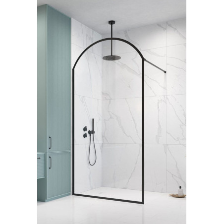 Kabina Prysznicowa Walk-In Volta II Czarny Lewy 10201016-54-56L Radaway