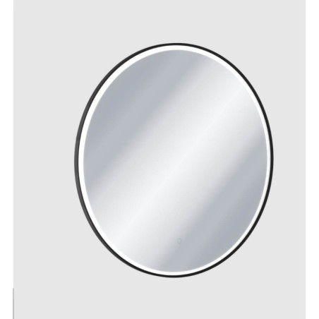 Lustro Corido LED Czarny Mat Z Matą Grzewczą DOEX.CO080.BL Excellent