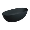 Wanna Wolnostojąca Shell M+ Black Lava 160x75 cm SHELLWWBLV Omnires Wanna Wolnostojąca Shell M+ Black Lava 160x75 cm SHELLWWBLV Omnires